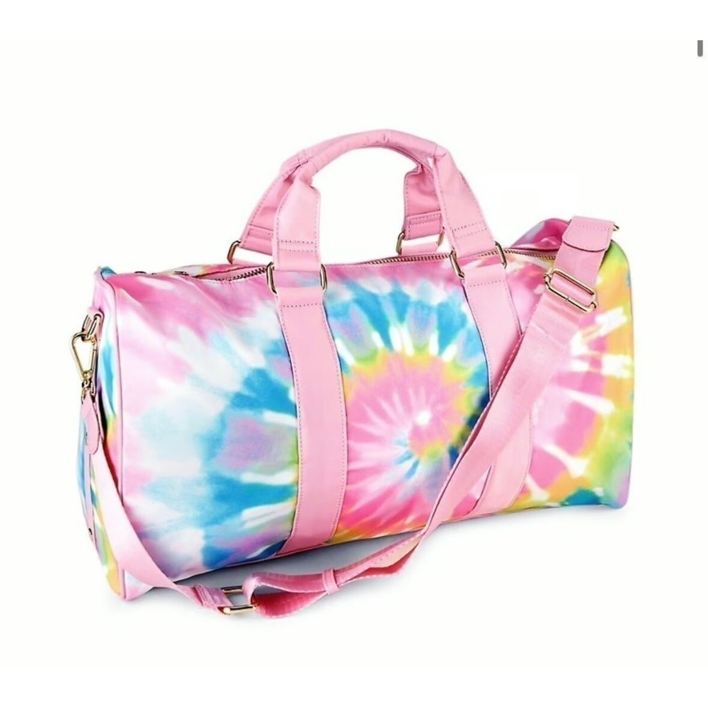 Stoney Clover Lane Classic Duffle Bag Tie Dye  Gold Hardware